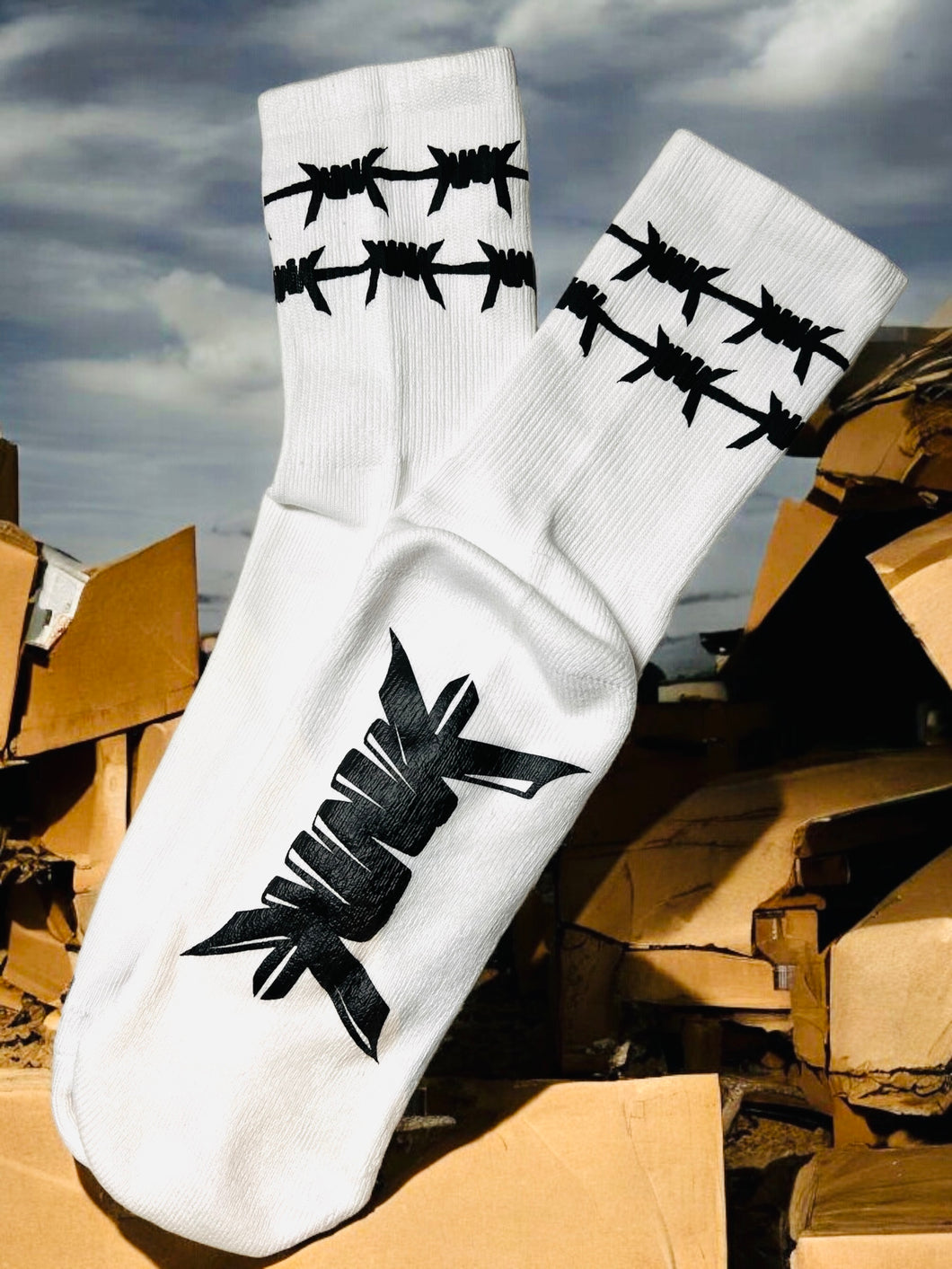 Kink Barb Wire socks