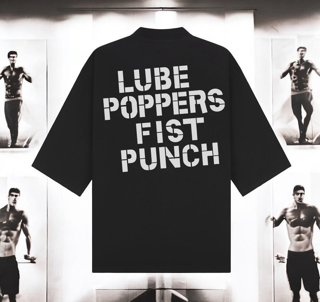 Lube popper 2.0 reflective stencil