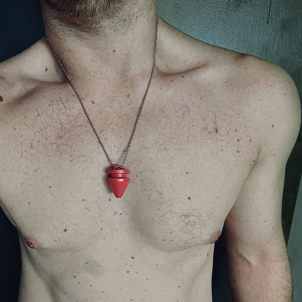 Heart Red BUTTPLUG pendent